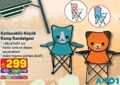 KATLANABİLİR KÜÇÜK KAMP SANDALYESİ